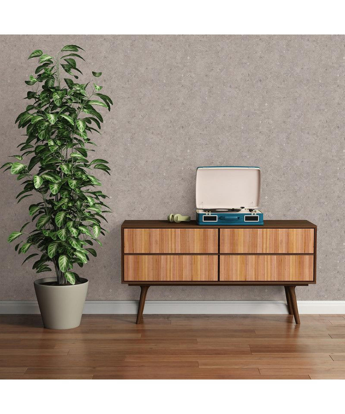 VLIESTAPETE Braun 53/1005 cm - Braun, Textil (53/1cm) - KUNSTLOFT