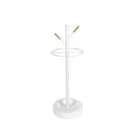 UMBRELLA Stand Fushion 25/25/74 cm - Weiß, Metall (25/74/25cm) - Leitmotiv