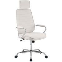 CHEFSESSEL Stoff Beige - Chromfarben/Beige, Textil/Metall (60/117/67cm) - CLP