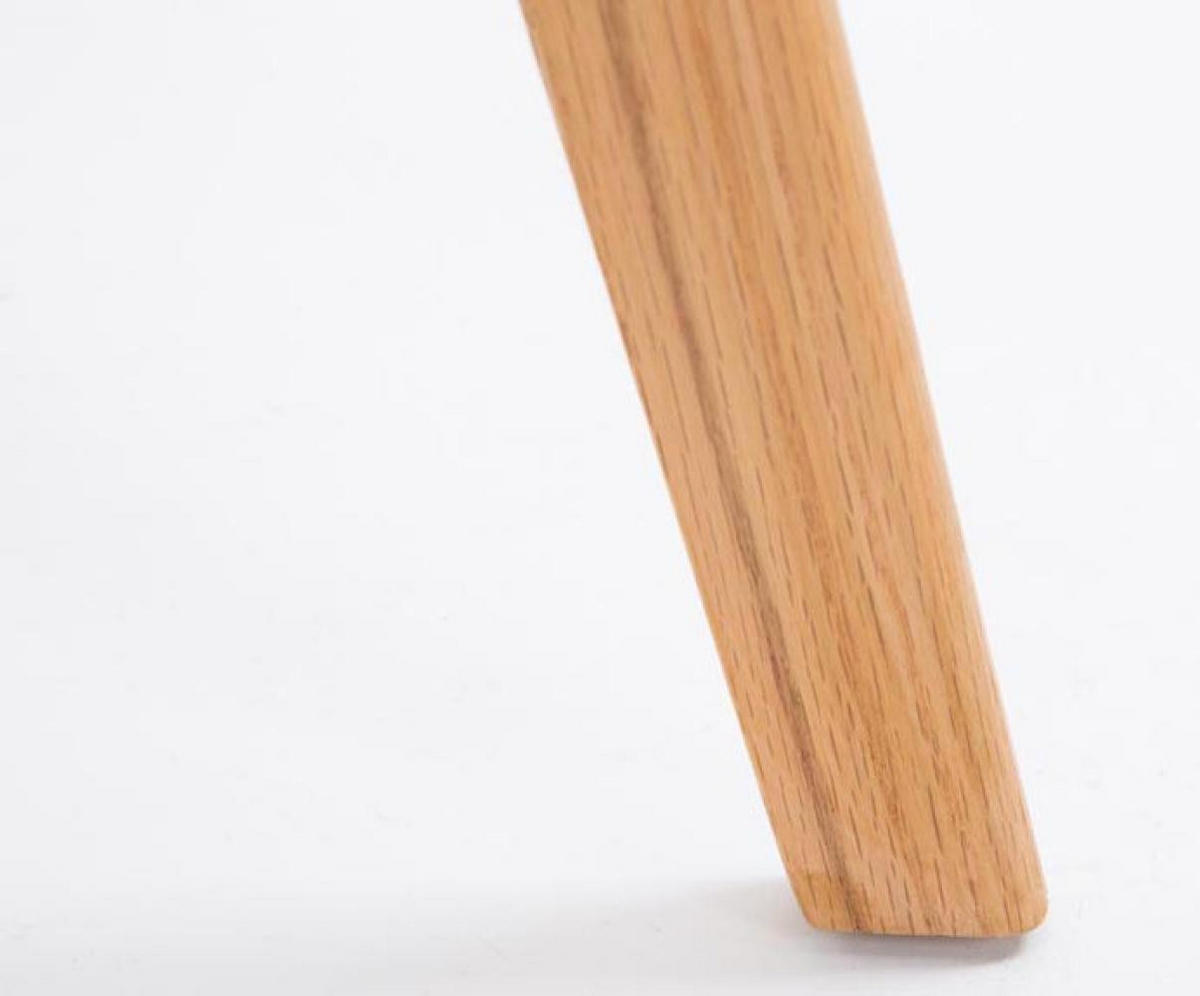 BARHOCKER 2er Set Kunststoff grün - Eukalyptusholzfarben/Grün, Holz/Kunststoff (48/112/56cm) - CLP