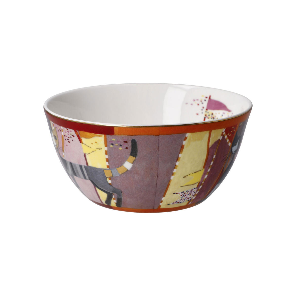KÜNSTLERSCHALE Rosina Wachtmeister - Sottosopra, Fine Bone China, Bunt, 15 cm - Multicolor, Keramik (7cm) - Goebel