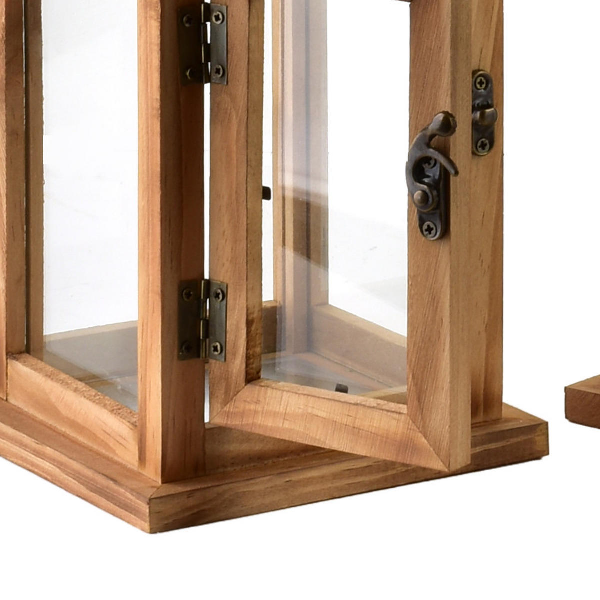LATERNA les rjava - rjava, les (23/50/23cm) - Mondex