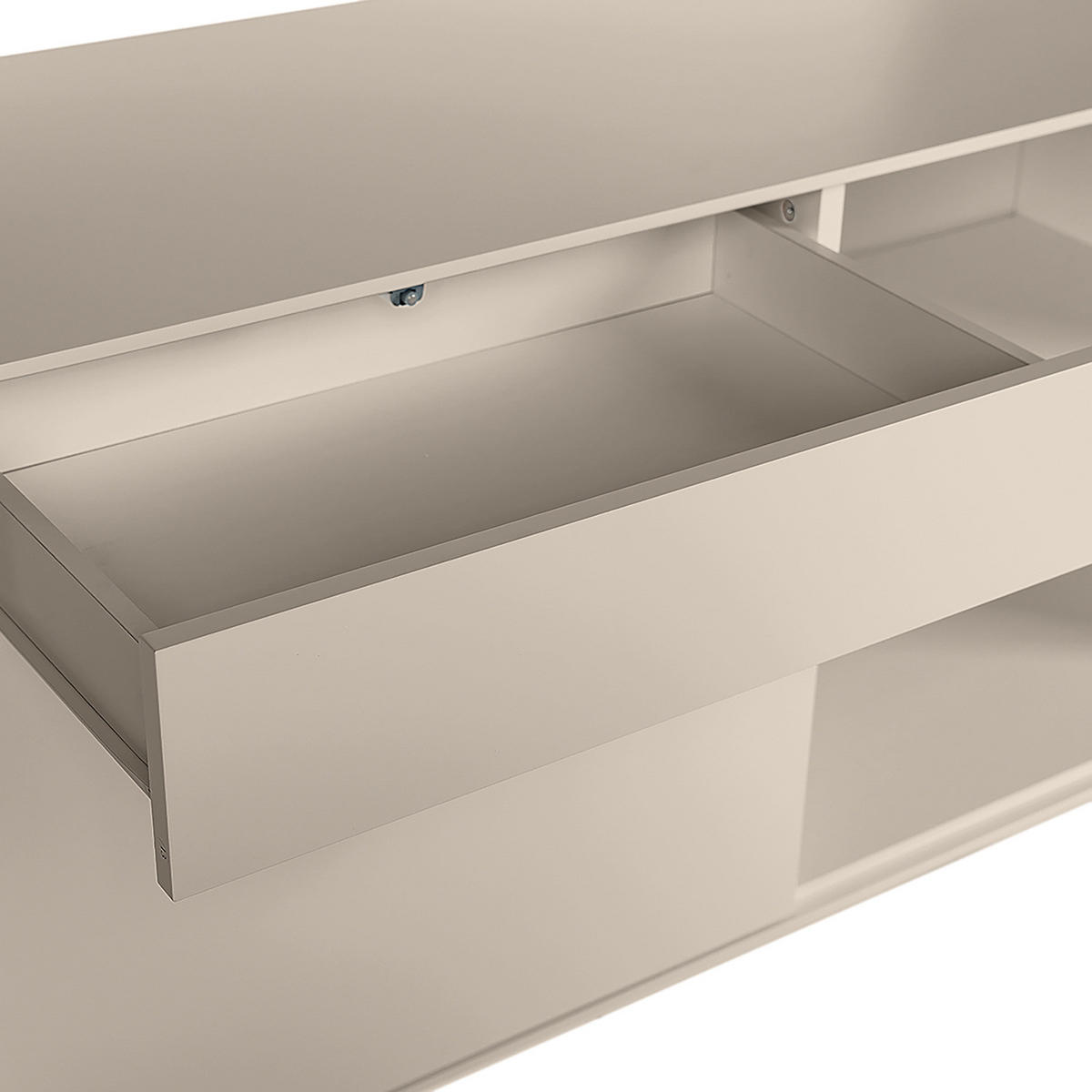 KÜCHENSCHRANK - Holzwerkstoff / Teilmassivholz - Taupe, Holz/Holzwerkstoff (120/45/119cm) - home24