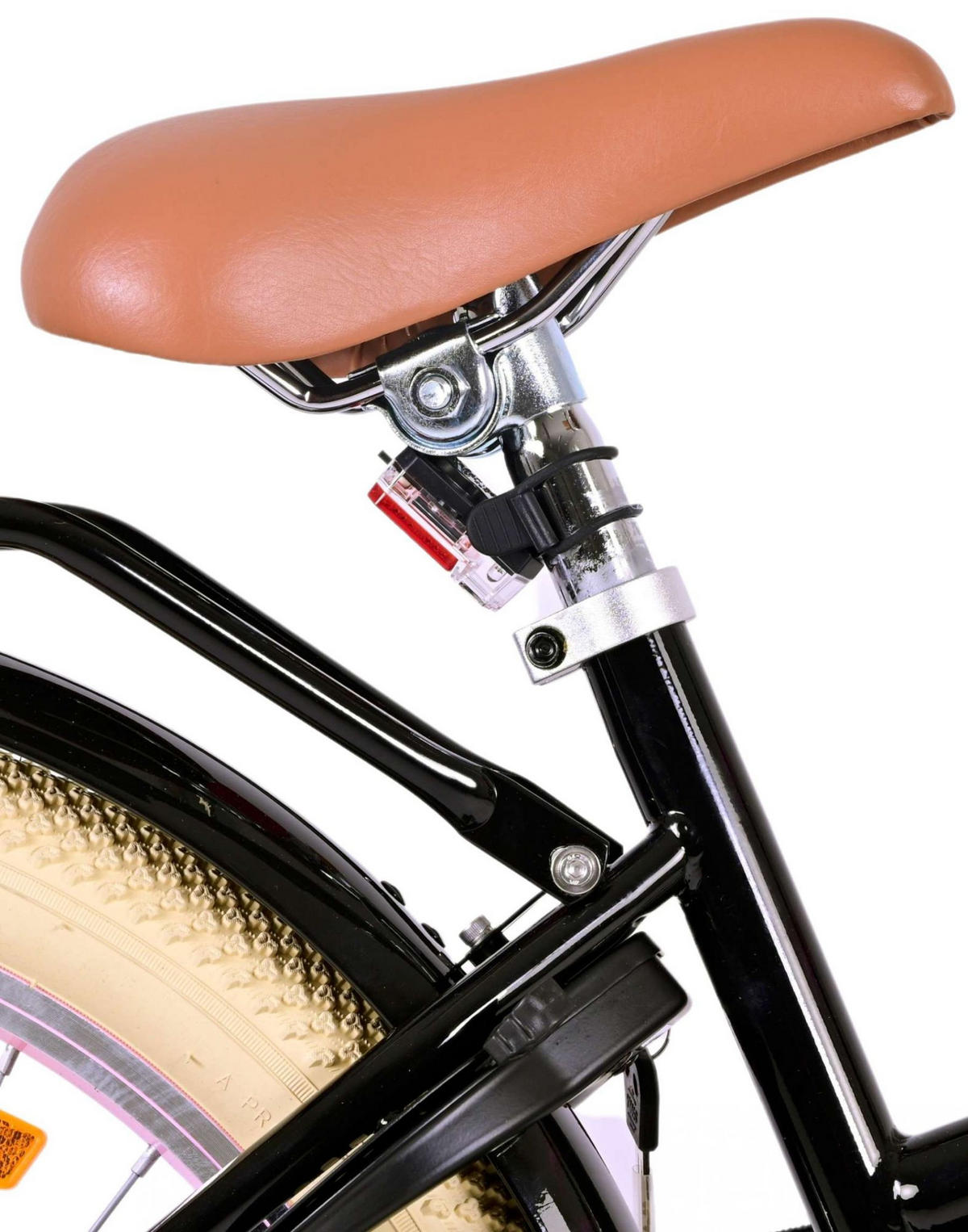 KINDERFAHRRAD Excellent - Mädchen - 20 Zoll - Rücktritt + Handbremse - Schwarz - Schwarz, Metall (67cm) - TPFSports