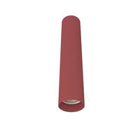DECKENLEUCHTE Rond - Rot, Metall (6/6/30cm) - Lumicom