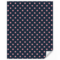 KINDERTAPETE - Muster - Sterne - Rosa - 240x280 cm - Anthrazit, Papier (240/280cm) - OnlyWow