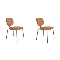 ESSZIMMERSTUHL Bouton - Rot - 59/50/78 cm - 2er-Set - Rot, Textil (50/78/59cm)