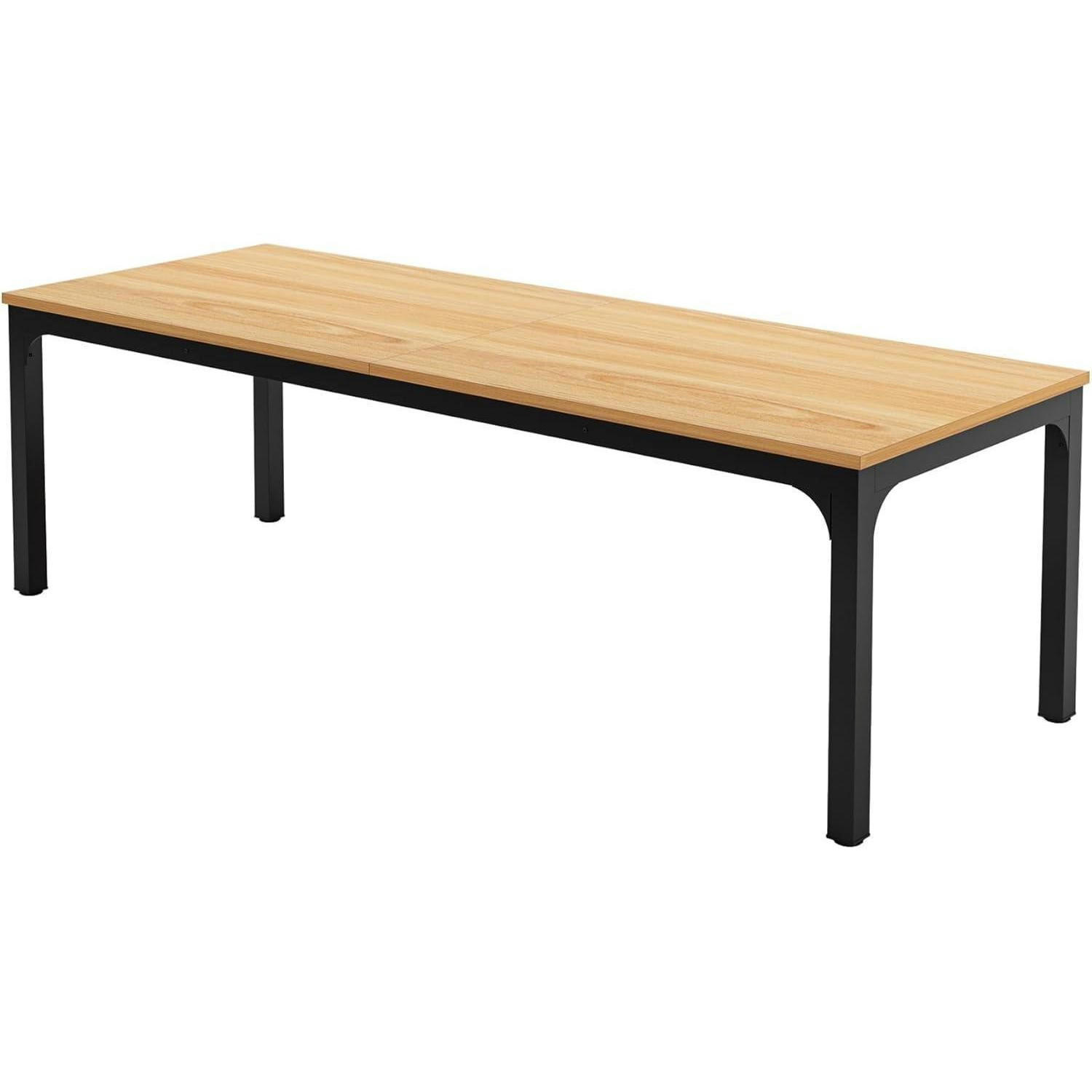 COMPUTERTISCH 200 x 70 x 75 cm Natur - Braun, Holzwerkstoff (70/200/75cm)