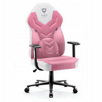 GAMINGSTUHL X-GAMER - Rosa/Weiß, Metall (68/118/56cm) - Diablo Chairs