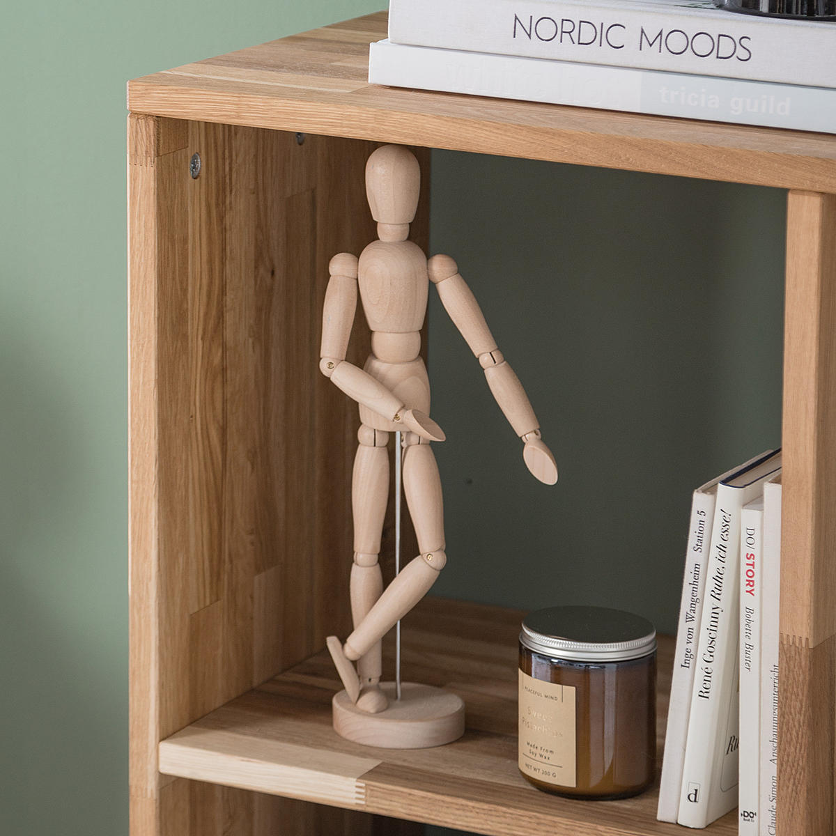 REGAL - Massivholz - Eichefarben, Holz (76/112/35cm) - home24