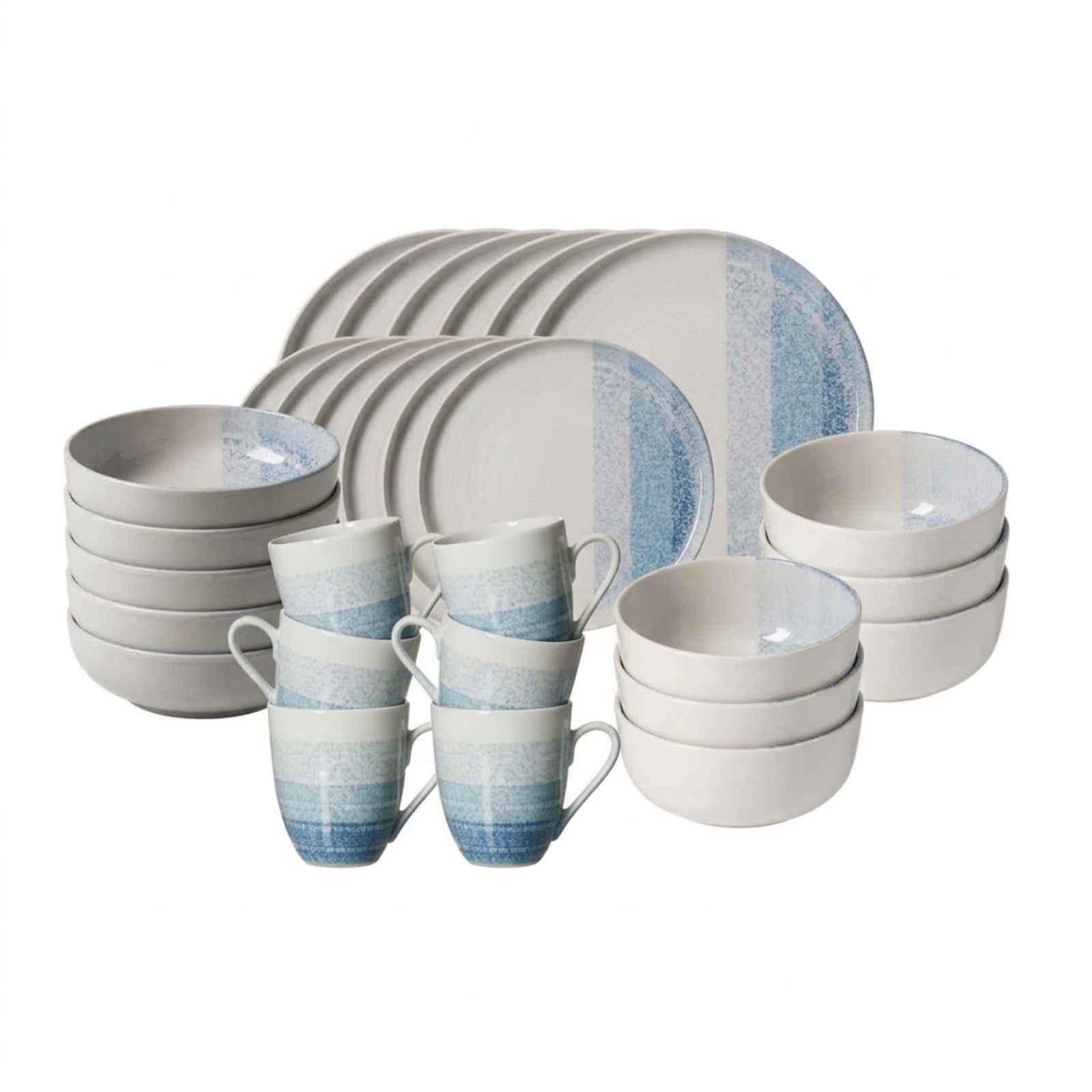 KOMBI-SET Trio Blau 30-tlg. - Blau, Keramik (2/2/2cm) - Ritzenhoff Breker