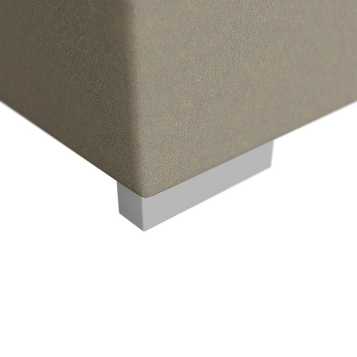 BOXBETT Seattle beige 180x200 cm Malmo-Stoff - Beige, Textil (180/200cm) - Juskys