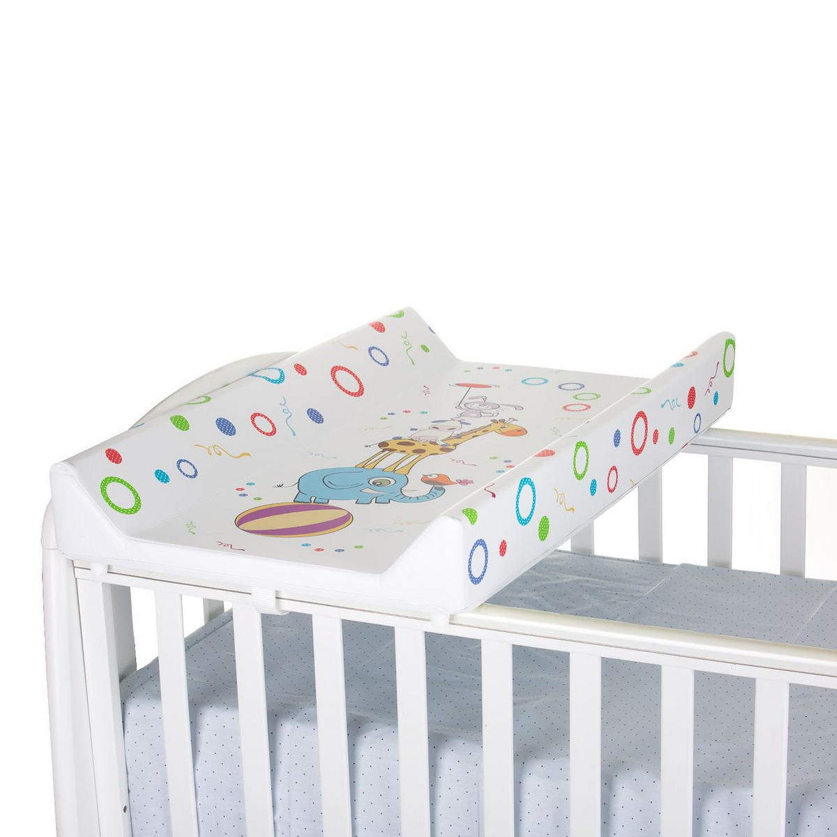 WICKELAUFLAGE Comfort 80 x 47 cm bunt Kunststoff, Polyester, PVC, Skala, Maßband, waschbar, 80 x 47 cm - Multicolor, Kunststoff (47/80cm) - Chipolino