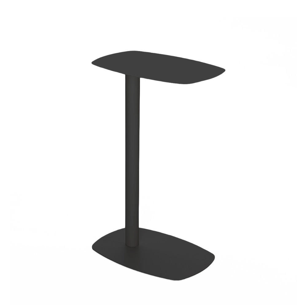 METALL-BEISTELLTISCH H66cm - Sidy - Schwarz - Schwarz, Metall (28/42/66cm) - Drawer