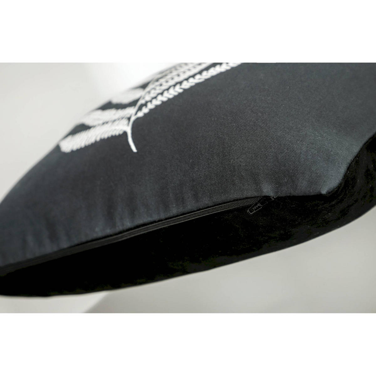 ZIERKISSENHÜLLE VIVA - Anthrazit, Textil (45/45cm) - Schöner Wohnen