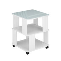 COUCHTISCH Velito Weiß 50 x 50 cm - Weiß, Holzwerkstoff (50/50/60.5cm) - Vicco