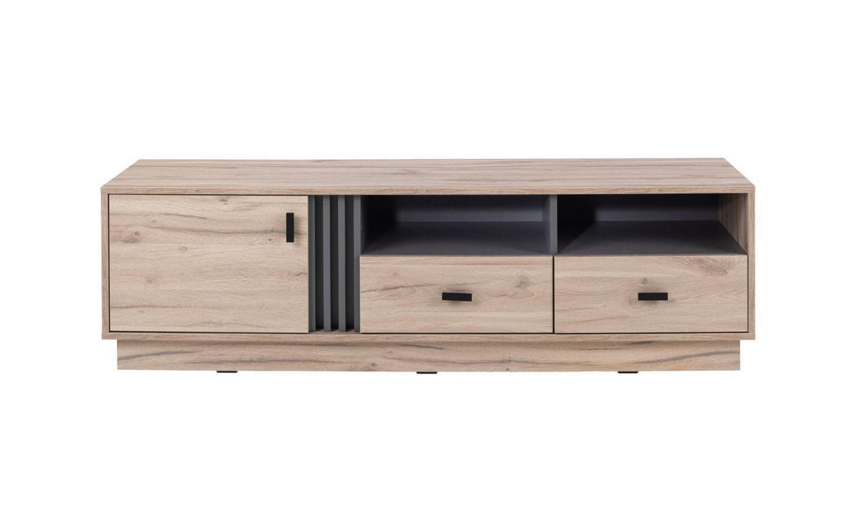 WOHNZIMMER Set – ALLMO System – Eichefarben - Eichefarben, Holzwerkstoff (60/195/40cm) - hi-markt
