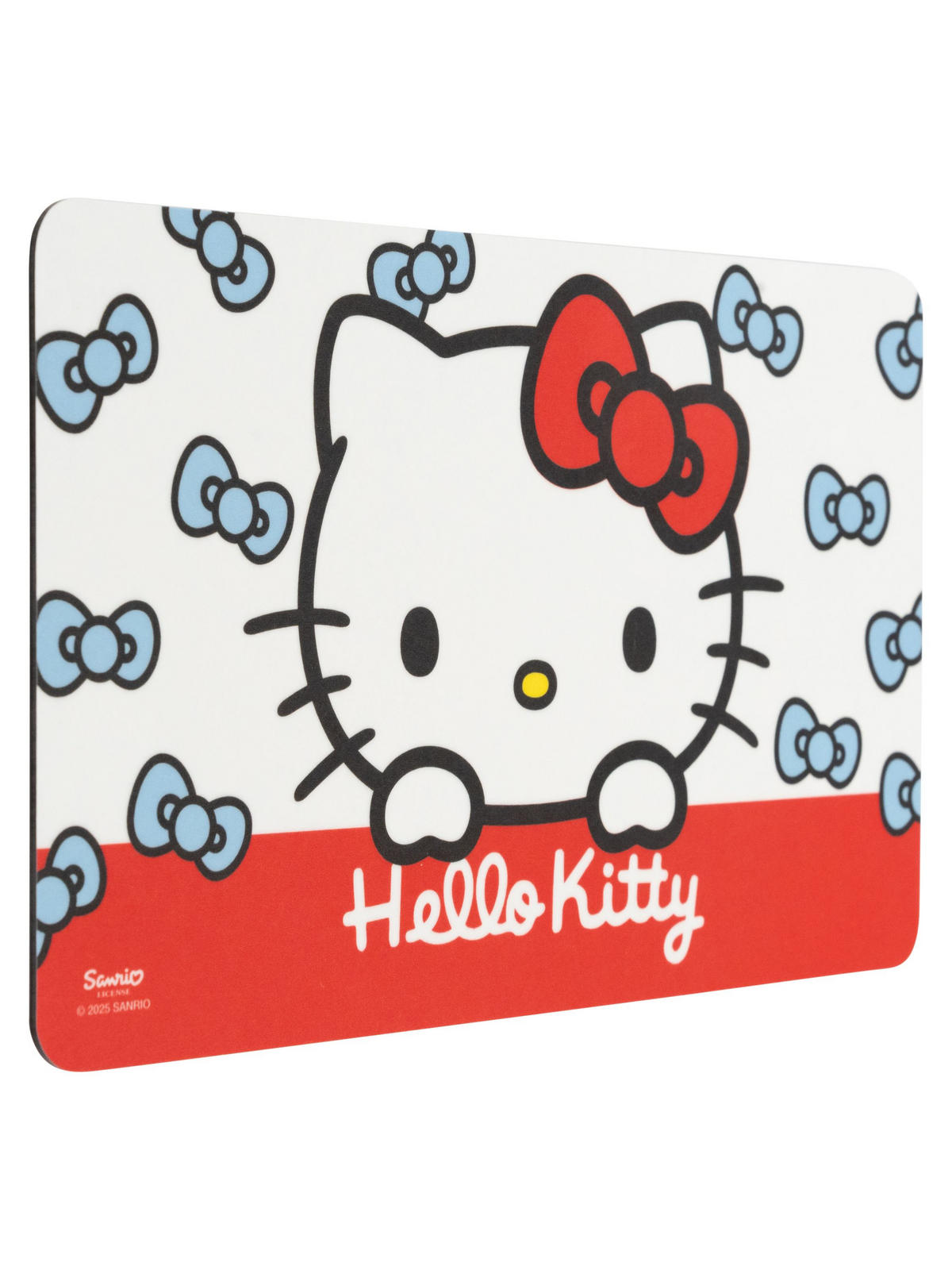 BRETTCHEN Hello Kitty Schleife Rot/Weiß 14,5 x 23,5 cm - Weiß, Kunststoff (14.5/23.5cm) - Hello Kitty