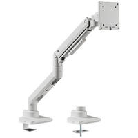 MONITORARM in weiß mit Gasfeder für 17–49 Zoll Monitore bis 20kg / Signalweiß - Weiß, Metall (22/43/13cm) - ASSMANN
