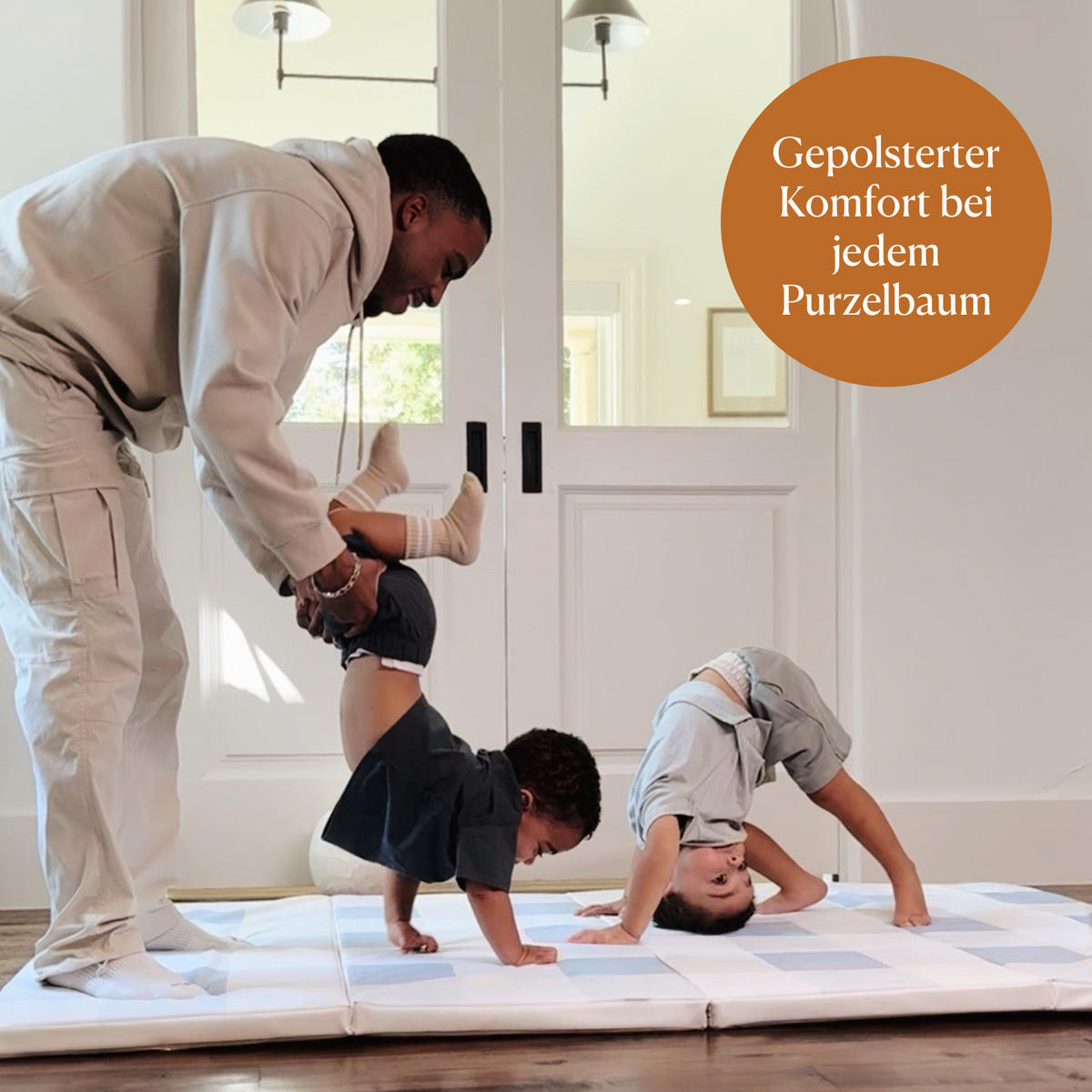 SPIELMATTE Arden Tide blau 122x183 - Blau, Kunststoff (122/183cm)