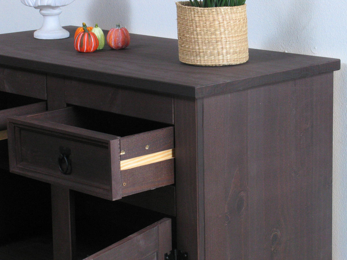 SIDEBOARD braun - Braun, Holz (92/84/44cm) - ebuy24