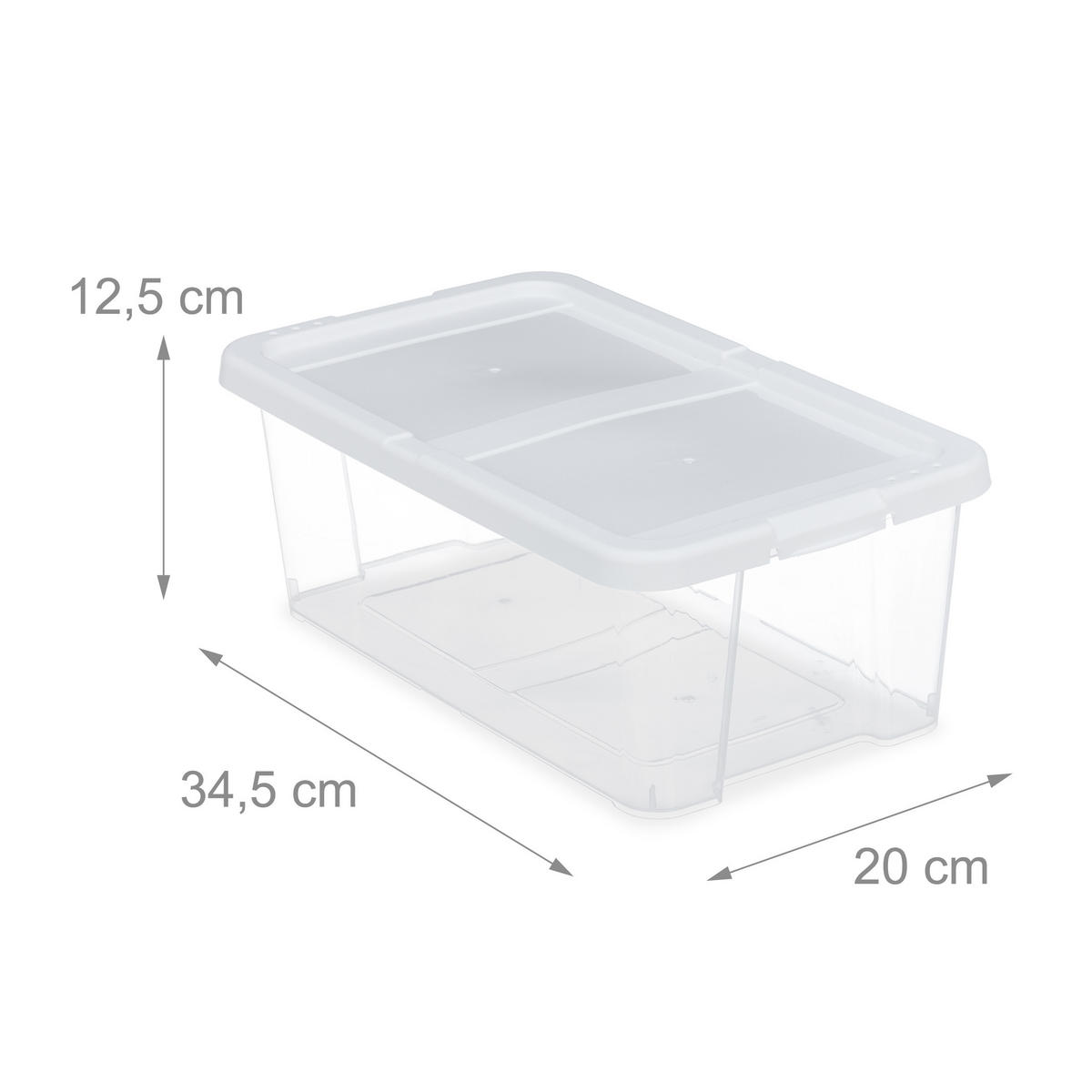 PLASTOVÉ boxy na topánky - viacfarebná, plast (20/12.5/34.5cm) - Relaxdays