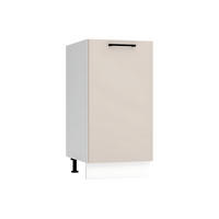 UNTERSCHRANK D40 P/L - Morvex - Stilvolle Aufbewahrung - Beige, Holz/Metall (40/82/52.4cm) - ROYAL24_MARKT