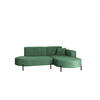 ECKSOFA Valencia Xs - Grün, Holzwerkstoff/Textil (236/165cm) - Fun Möbel