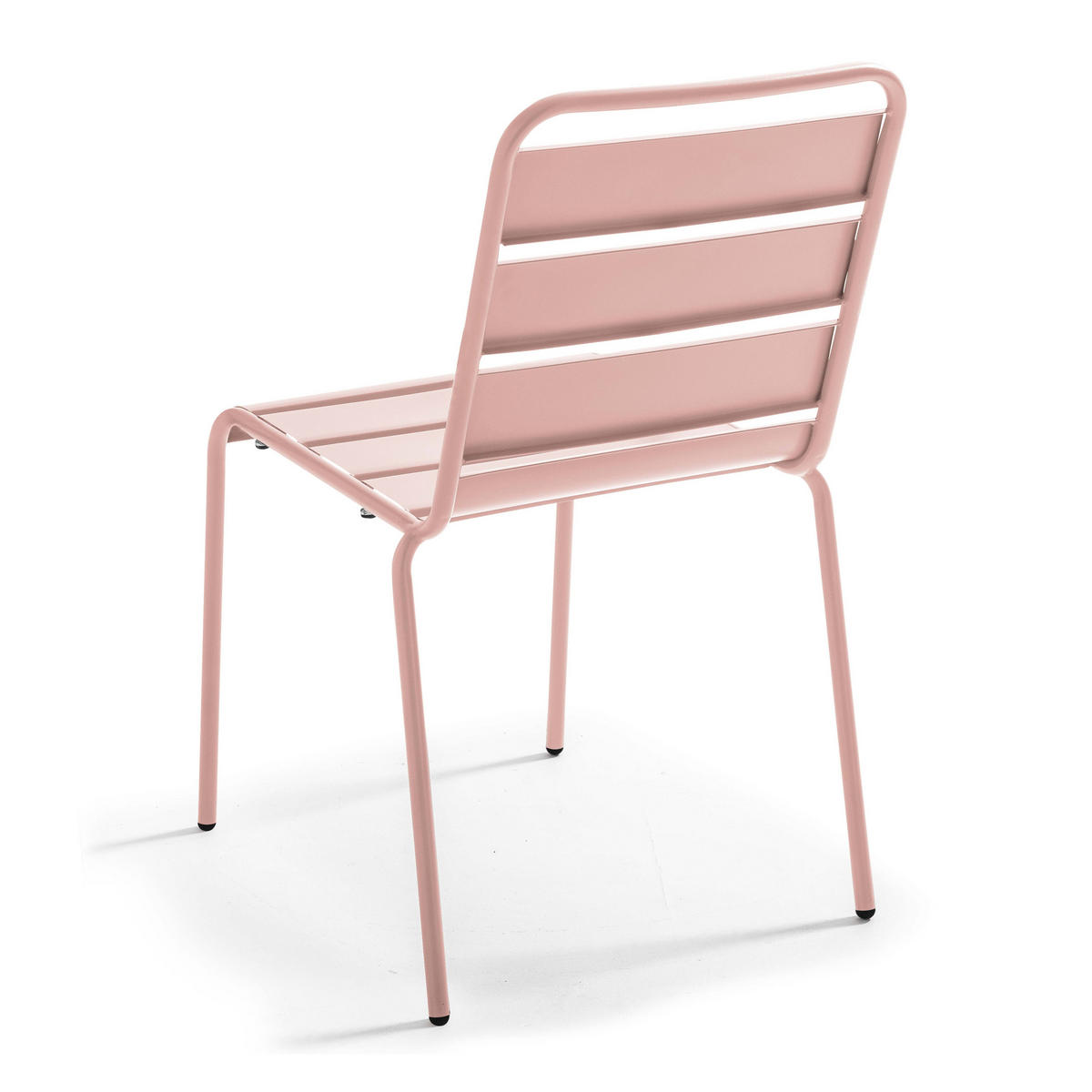 GARTENSTUHL, Rosa - Pink, Metall (42/83/53cm) - Oviala
