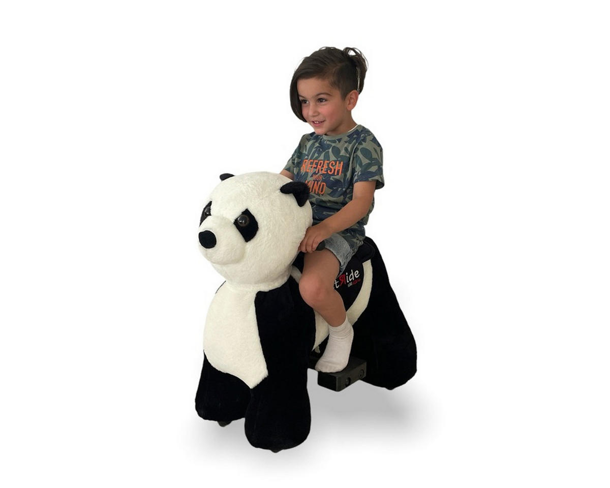 REITPANDA Pochoo schwarz-weiß - Schwarz, Kunststoff (80/48/75cm) - TPFLiving