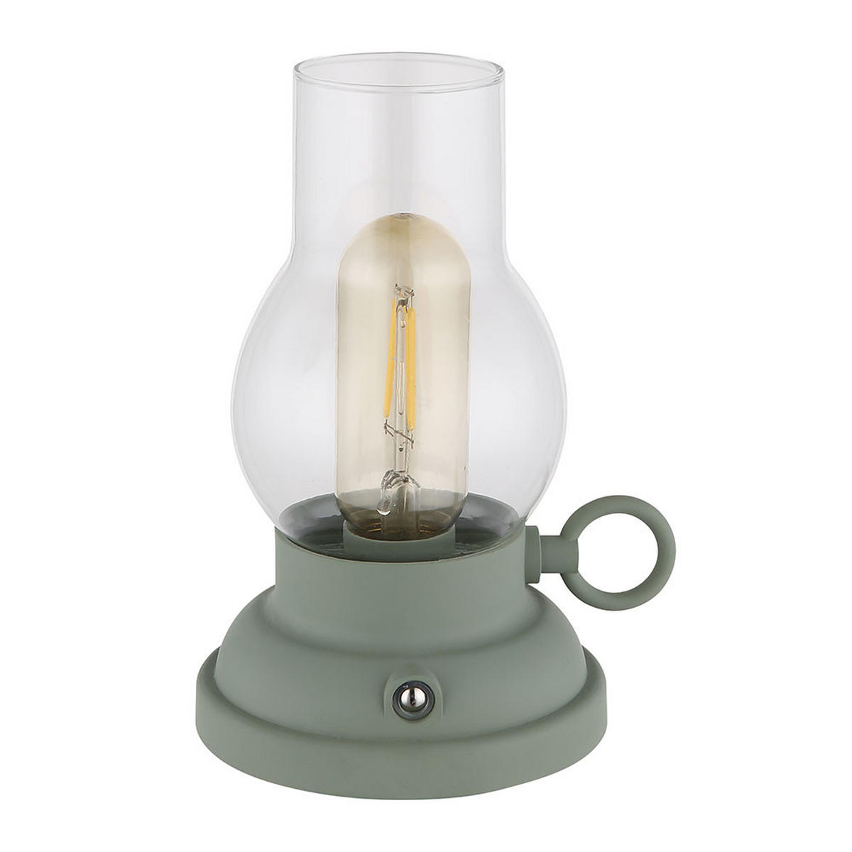 LED TISCHLEUCHTE PETRO Grün - Grün, Glas (12.5/10.7/17.5cm) - Globo Lighting