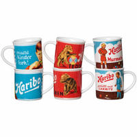 BECHER RETRO Haribo bunt 380 ml 6er Set - Multicolor, Keramik (380L) - Ritzenhoff Breker