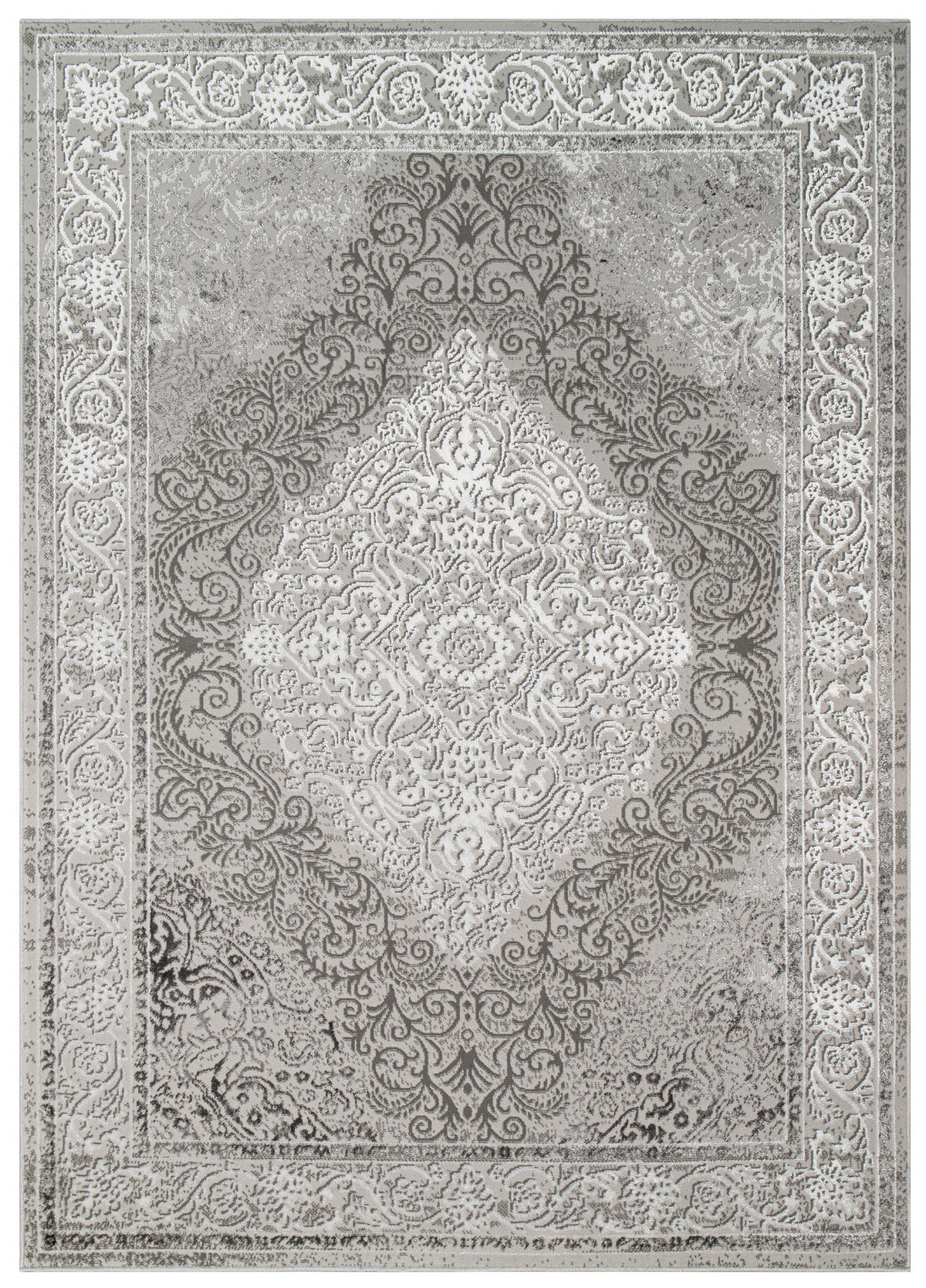 TEPPICH ARES Hellgrau 250/350 cm - Hellgrau, Kunststoff (250/350cm) - Tapiso