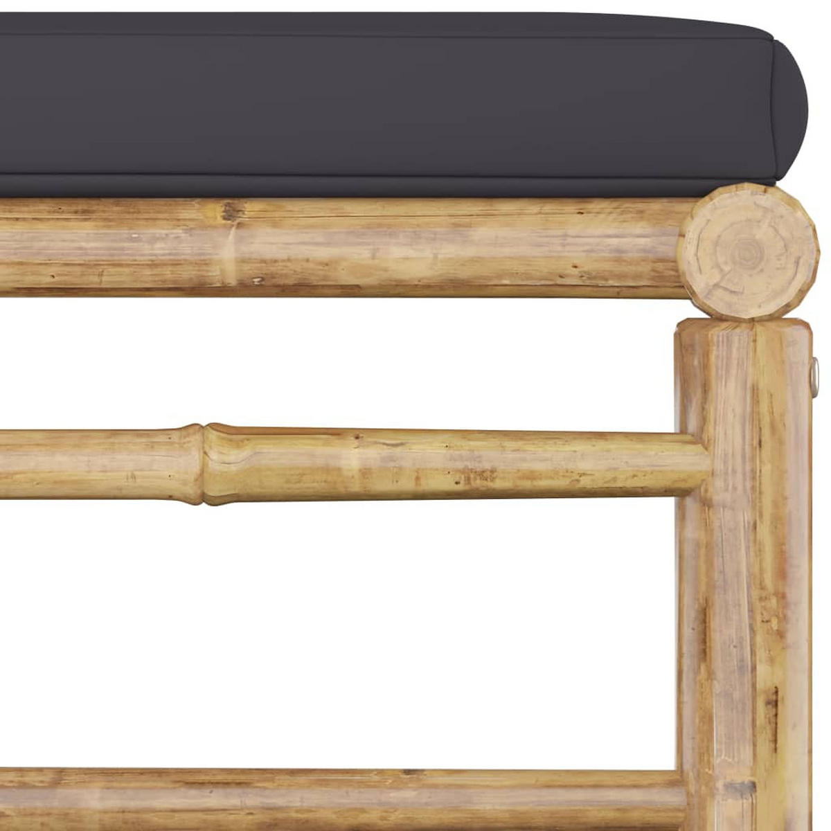 GARTENSET Renshaw 6-teilig - Grau, Naturmaterialien - Nettlife