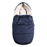 BABYSCHALENFUSSSACK Hoody 2.0, navy/cream - Dunkelblau, Textil (40/3/80cm) - Kaiserbaby
