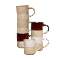 HENKELBECHER Sabbia braun 325 ml 6er Set - Braun, Keramik (325L) - Ritzenhoff Breker