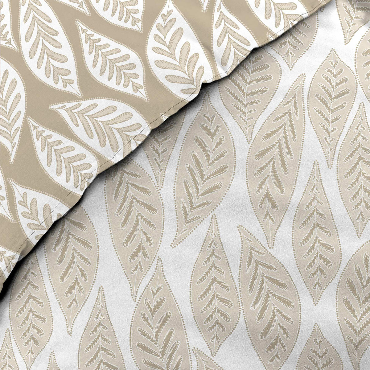 BETTWÄSCHE Mareva 240/220 cm - Beige, Naturmaterialien (220/240cm) - Douceur d´intérieur