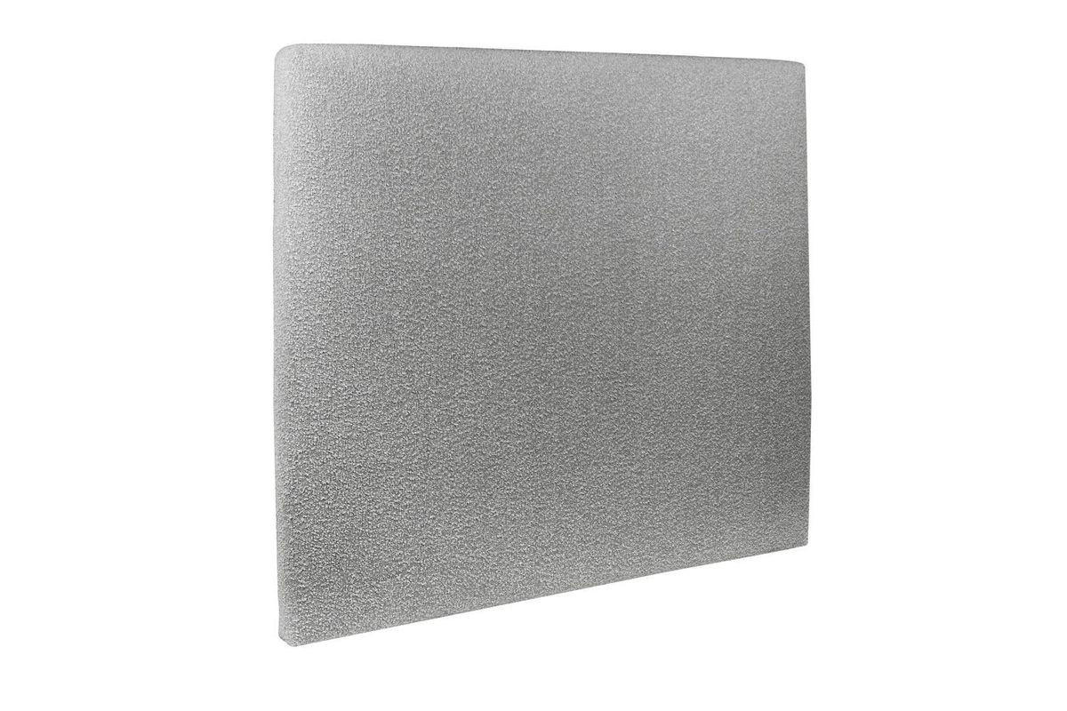 KOPFTEIL gepolstertes – grauer Bouclé-Stoff - 200 cm - Beige/Grau, Karton/Holz (200/120/10cm) - Sommeil de Plomb
