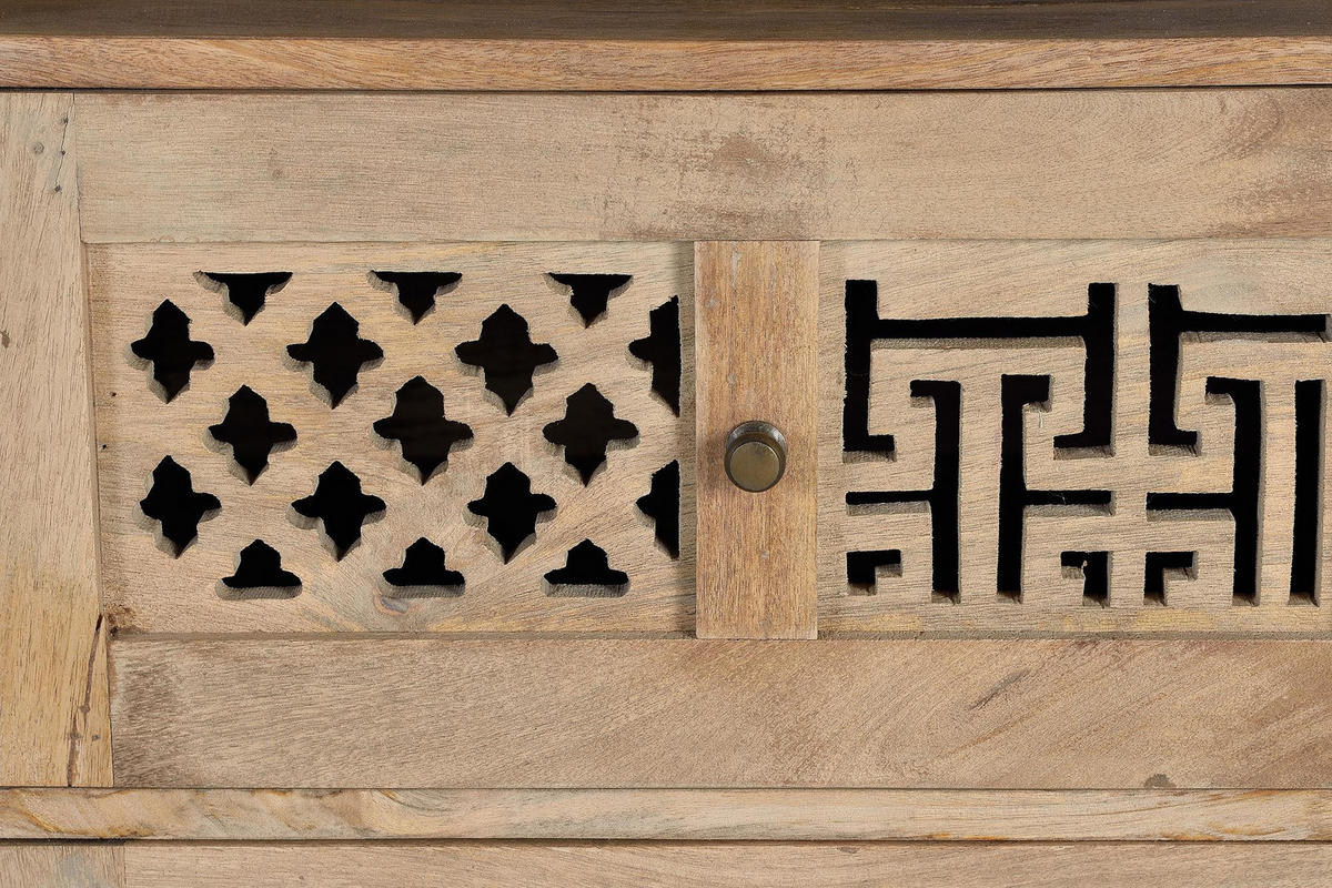 BÜCHERREGAL aus Mangoholz - Braun, Holz (60/160/40cm) - Giner y Colomer