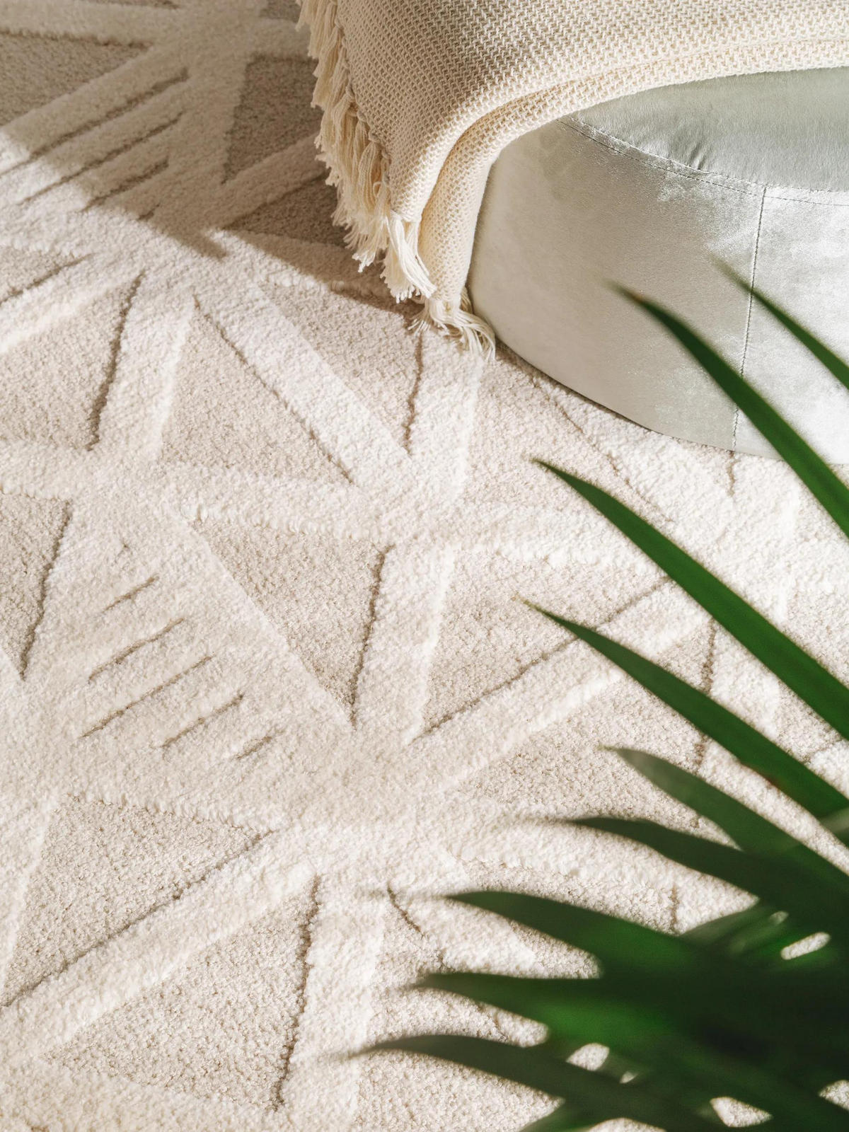 TEPPICH Eve Cream/Beige 200x290 cm - Creme, Textil (200/290cm) - benuta Nest