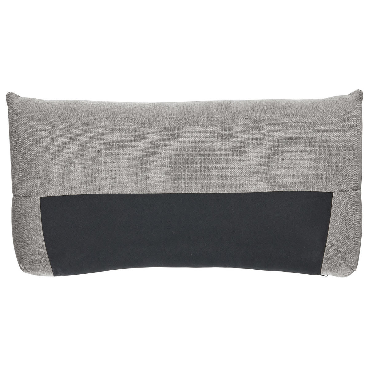 3-SITZER-SOFA hellgrau mit Kissen Luvos - Hellbraun/Grau, Textil (220/75/104cm) - Beliani