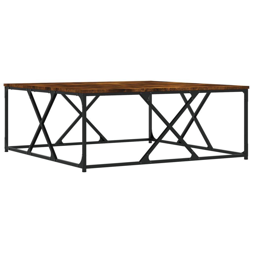 COUCHTISCH Räuchereiche 100x100x40 cm Holzwerkstoff - Braun, Holzwerkstoff (100/100/40cm) - furnicato