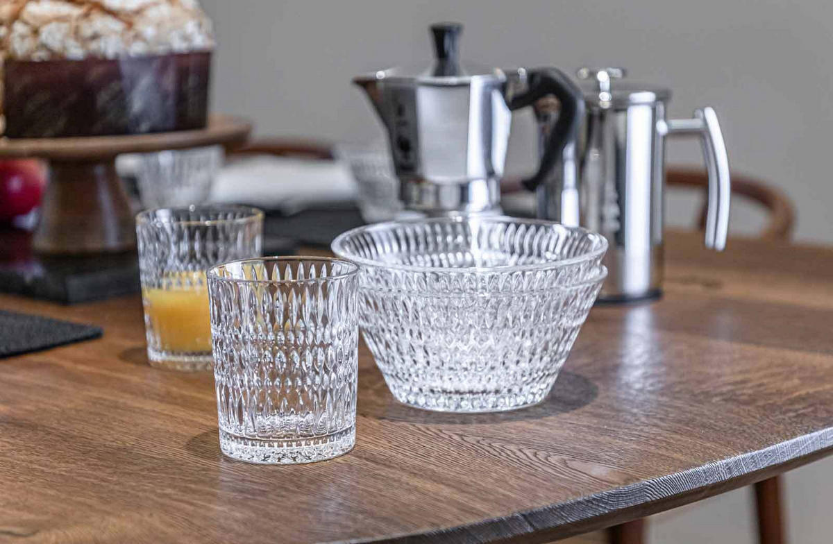 BECHER Ethno transparent 304 ml 8er Set - Transparent, Glas (0.304L) - Nachtmann