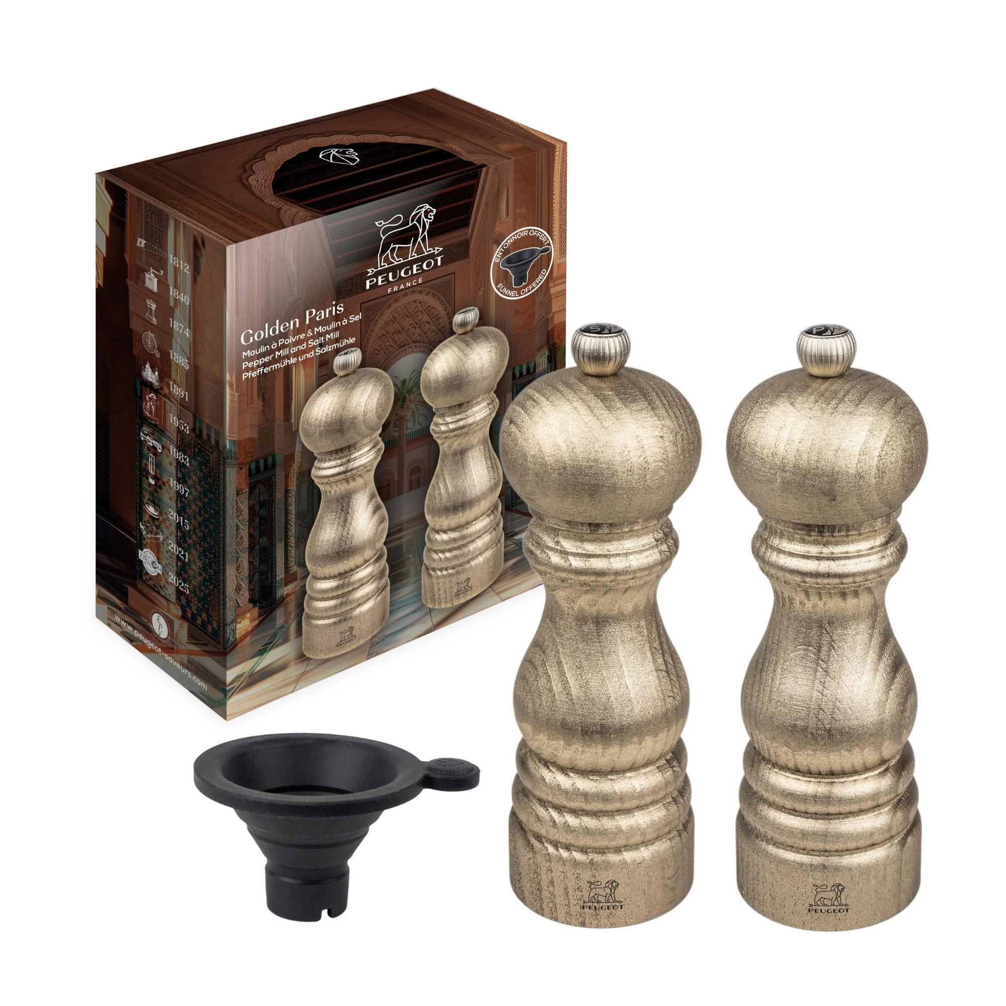 Peugeot Geschenkset Gelb 5.9x17.7x12 cm