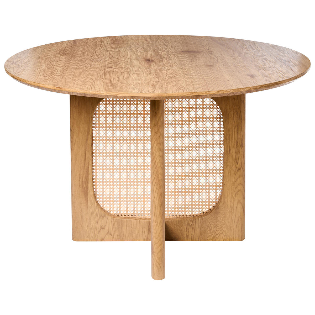 ESSTISCH Braun Karlo - Hellbraun, Holzwerkstoff (120/120/76cm) - Beliani