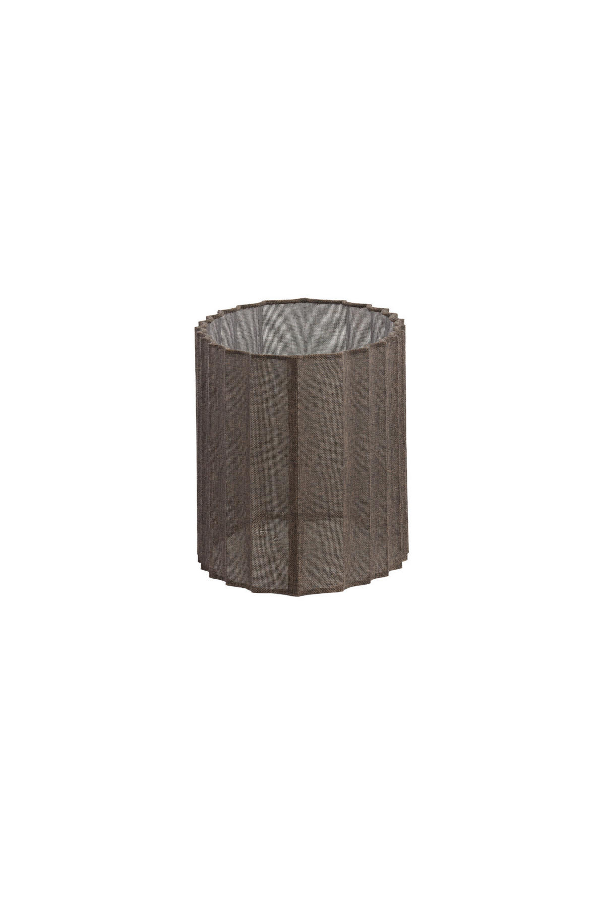 LAMPENSCHIRM Disli Braun 58/24/27 cm - Braun, Textil (58/24/27cm) - Light & Living