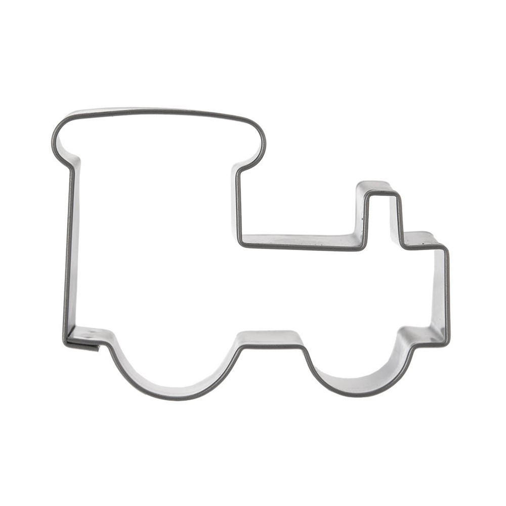 AUSSTECHFORM Lokomotive 6 cm Silber - Silberfarben, Metall (4.5/1.5/6cm) - Orion 