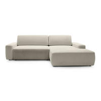 ECKSOFA Bamby Beige 264 cm - Beige, Textil (264/82/162cm) - Pillovely