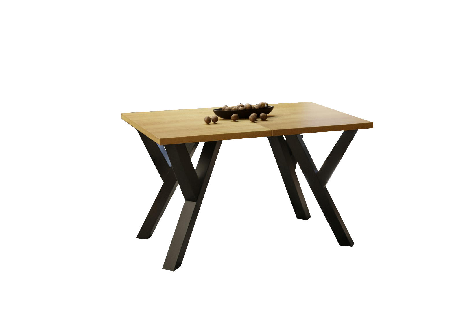 Endo-Moebel Esstisch Eiche 80x76x130 cm