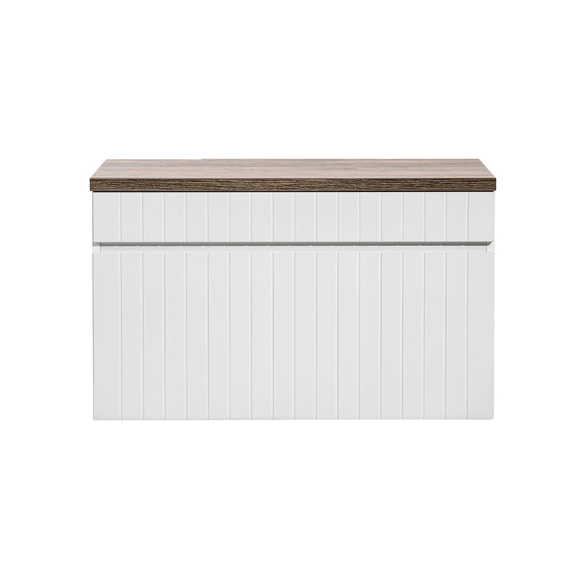 SKŘÍŇKA POD UMYVADLO 80cm Zelie Bílá - bílá, kompozitní dřevo (80/48/46cm) - Petits-meubles